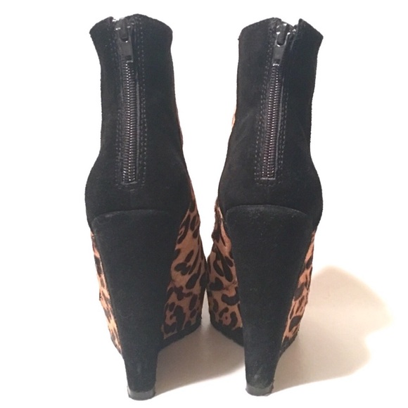 Kelsi Dagger Brooklyn Huette Lprd Pony Hair Wedges - Picture 4 of 6